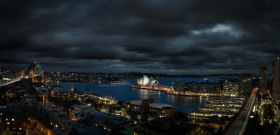 悉尼歌剧院和海港大桥数字墙纸
